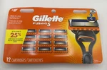 Gillette Fusion 5 Razor Blades 12 Cartridges Sealed Genuine- New. Fixed Price $27.00.