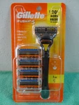 New Gillette Fusion 5 Shaving Bundle 1 Razor Handle Cartridges - Black. Fixed Price $14.49.