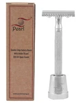 Pearl Shaving Double Edge Open Comb Traditional Safety Razor With Stand For Men. Fixed Price $39.62.