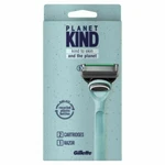 Gillette Planet Kind 2 Cartridges/ 1 Razor New Free Shipping! Recycled Plastic. Fixed Price $10.68.
