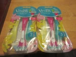 (2) Gillette Venus Tropical Women's Disposable Razors 3 Count, Scented, Aloe. Fixed Price $9.99.
