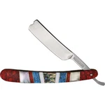 Rough Ryder Stonework Stainless Blade Multi Abalone Handle Folding Razor - KB128. Fixed Price $19.78.