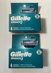 2 Gillette MACH3 Razor Blade Refill Cartridges 4 Count Each (8 Total). Fixed Price $16.99.