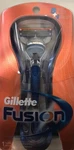 Gillette Fusion Razor Handle With Two Cartridges Genuine. Fixed Price $29.00.