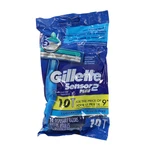 Gillette Men's SENSOR2 Plus Disposable Razors, 10 Count. Fixed Price $14.95.
