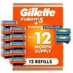 FUSION5 And Proglide Men's Razor Refills, 5-BLADE Cartridges, Variety Pack. Fixed Price $58.99.