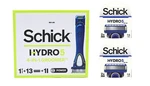 Schick Hydro 5 4-IN-1 Groomer Battery Power Razor Handle + 17 Cartridges. Fixed Price $48.00.