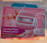 Gillette Venus White Tea Scented 4 Refill Razor Cartridges Comfortglide 3 Blades. Fixed Price $13.99.