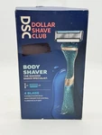 New Dollar Club Body Shaver 4 Blades 1 Razor 2 Cartridges. Fixed Price $8.95.