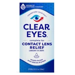 Clear Eyes Contact Lens Drops 12HR Relief Soothes 0.5 Fl.oz EXP07/25. Fixed Price $5.00.