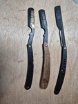 Facon Straight Razor Three Replaceable Blade. Fixed Price $9.00.