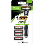 Bic Flex 4 Refillable Men's Disposable 5 Piece Set. Fixed Price $9.14.