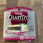 Schick Quattro For Women Razor Refill 8 Cartridges.. Fixed Price $12.99.