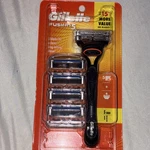 Gillette FUSION5 Razor For Men, Blades, Cartridges, Black/orange. Fixed Price $14.14.