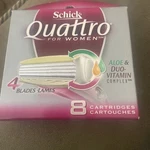 Schick Quattro Women's Razor Blade Cartridges Refill Pack 8. Fixed Price $12.99.