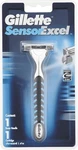 2X Gillette Sensor Excel Razor 1 Handle + Cartridge Double Blades Manual. Fixed Price $28.99.