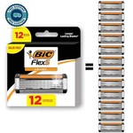 12 Bic Flex 5 Refillable Razor Cartridges Men Smooth And Comfortable. Fixed Price $38.98.