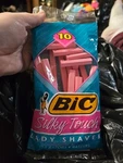 Vtg 1995 Bic Silky Touch Disposable Lady Shaver Razor Pink Single Blade Sealed. Fixed Price $14.24.