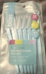 Mega 12 Pack Bliss Dermaplaning Face Razors - Blue Shave Hair Body Smooth, New. Fixed Price $10.50.