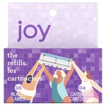 Joy Razor Cartridges 4 Count 5 Blades For Smooth Skin Cruelty Free. Fixed Price $14.29.