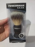 Tweezerman G.e.a.r. Deluxe Men's Shaving Brush, Grooming Brand New *free Gift. Fixed Price $25.00.