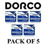 Dorco Stainless Steel Single Edge Razor Blades 100CT - Blue 5 Pack. Fixed Price $19.68.