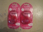 2X Pack Gillette Venus Mini Extra Smooth Razors For Women #Q44. Fixed Price $14.99.