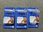 Gillette Skinguard Sensitive Disposable Razors 4 Count 3 Pack New. Fixed Price $21.99.