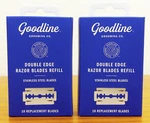 2X Goodline Grooming Double Edge Razor Blades Refill Stainless Steel 10CT. Fixed Price $26.99.