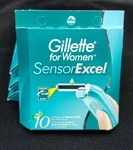 Gillette Sensor Excel For Women 10 Razor Blades Refill Cartridges 1999 Sealed. Fixed Price $43.50.