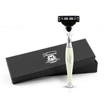 3 Edge For Men, Women's Razor, Smart Grip Beard Ivory. Fixed Price $29.99.