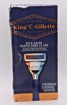 King C. Gillette Neck Razor Handle +2 Cartridges Damaged Box- Sealed. Fixed Price $5.84.