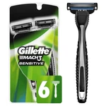 Gillette MACH3 Men's Disposable Razors Sensitive Comfortable Smooth Shave 6CT. Fixed Price $19.99.