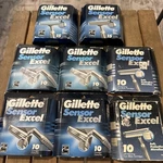 Gillette Sensor Excel Razor Blades - 90 Cartridges Factory Sealed Packages. Fixed Price $98.85.
