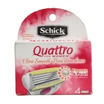 Schick Quattro Ultra Smooth Razor Blade Refills For Women 4 Cartridges. Fixed Price $11.25.