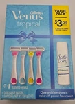 Gillette Venus Tropical Womens Razors Ultra Sensitive Shave Gel Brand New. Fixed Price $9.50.