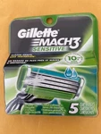 Gillette Mach 3 Sensitive Refill Cartridges 5 Count Sealed. Fixed Price $21.00.