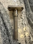 Vintage Gillette Slim Adjustable Safety Razor 1967 M2. Fixed Price $39.99.