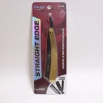 Annie Straight Edge Folding Razor Gold Matte Black Locking Interchangeable 5158. Fixed Price $9.86.
