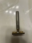 Vintage Silver Star Gold Plated Safety Razor. Made The Usa. Fixed Price $14.99.
