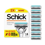 Schick Quattro Titanium Razor Blade Cartridge Refills 8 Count For Men. Fixed Price $17.09.