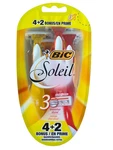 Bic Soleil Womens Razors Smoother Shave 3-BLADES (6 Ct.). Fixed Price $8.90.