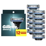 Gillette Mach 3 Mens Shaving Razor X Handle 12 Blade Refills. Fixed Price $16.99.