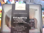Caswell-massey Eucalyptus Shave Shaving Soap Wood Bowl + Badger Brush. Fixed Price $124.99.