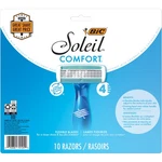 Bic Soleil Comfort Women Disposable Razors, 4 Blades, 10 Count Pack. Fixed Price $14.99.