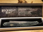 Rough Ryder Buckshot Bone 6 1/4" Straight Razor RR2327. Fixed Price $24.98.