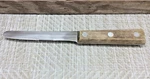 Vtg Case Xx Steak Utility Knife 5" Micro Serrated Blade Wood Handle Full Tang. Fixed Price $29.99.
