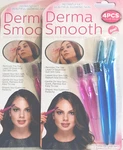 2 Packages Derma Smooth 4 Piece Facial Hair Remover And Exfoliator Set. Fixed Price $23.51.