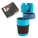Multifunktionsbecher Storage Compartment Cup Holder 5IN1 Light Blue For Peugeot. Fixed Price $24.21.