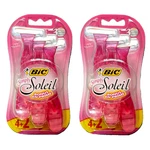 12 Bic Simply Soleil 3-BLADE Lubricating Strip Razor Disposable (total Packs). Fixed Price $11.99.